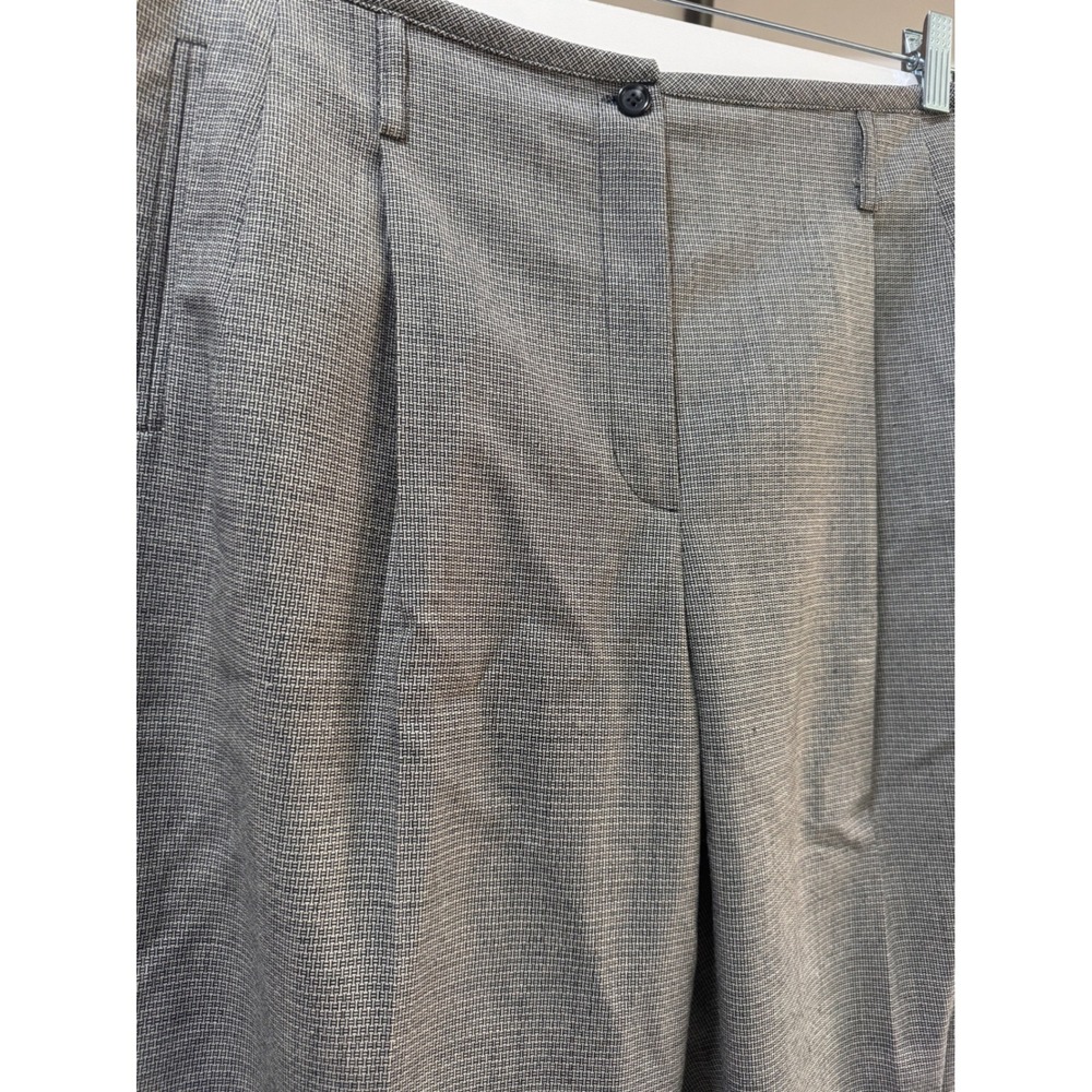 Harve' Benard by Holtzman Women Y2k 100% Wool Pants Business Casual Pleat - Picture 4 of 14